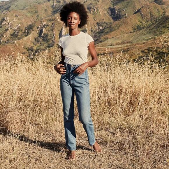 NWOT Doen Lena Jeans in Provence Wash, sz 26 - Picture 1 of 8